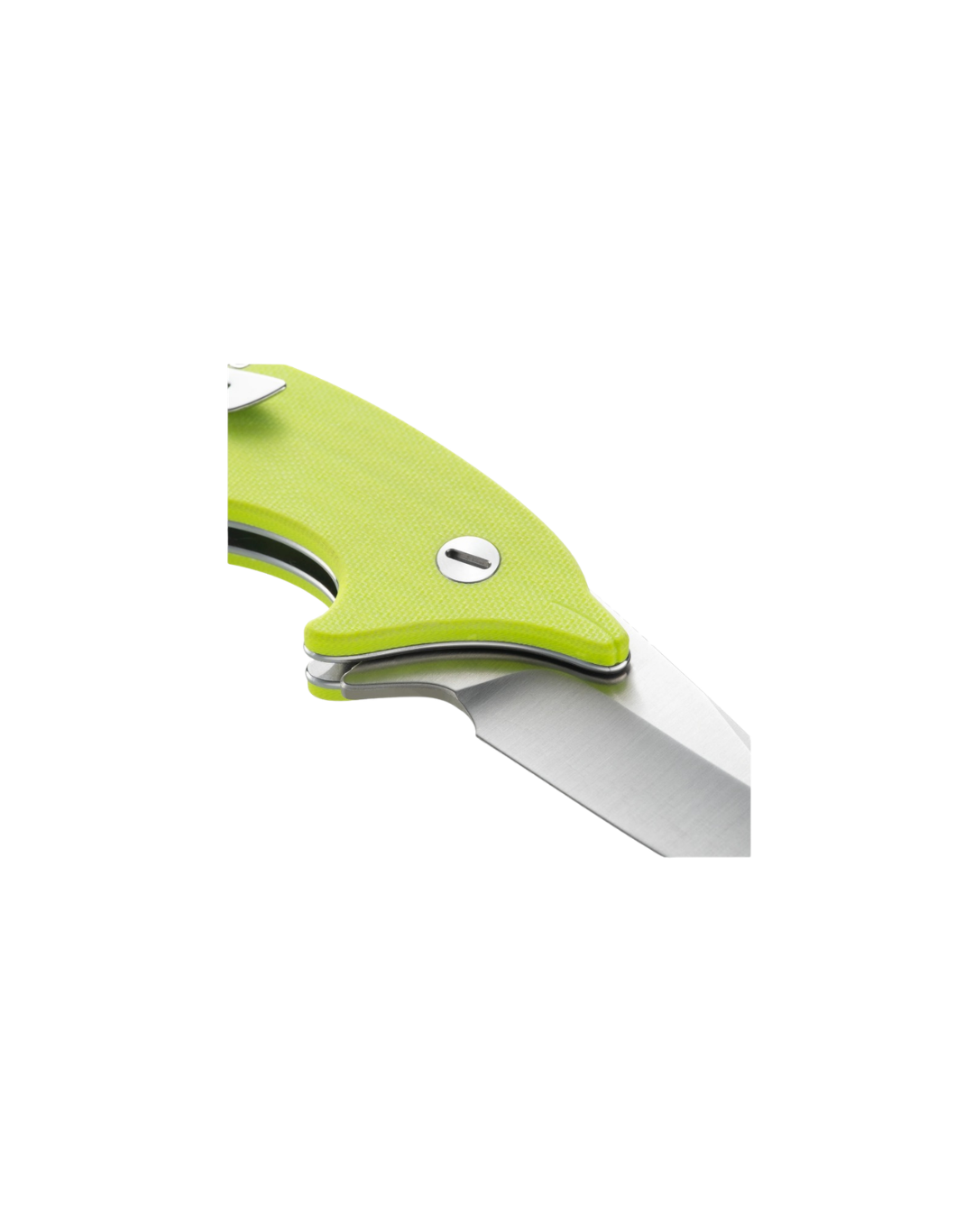 Cove -14C28N Button Lock Pocket Knife M996GY - Green Yellow G10