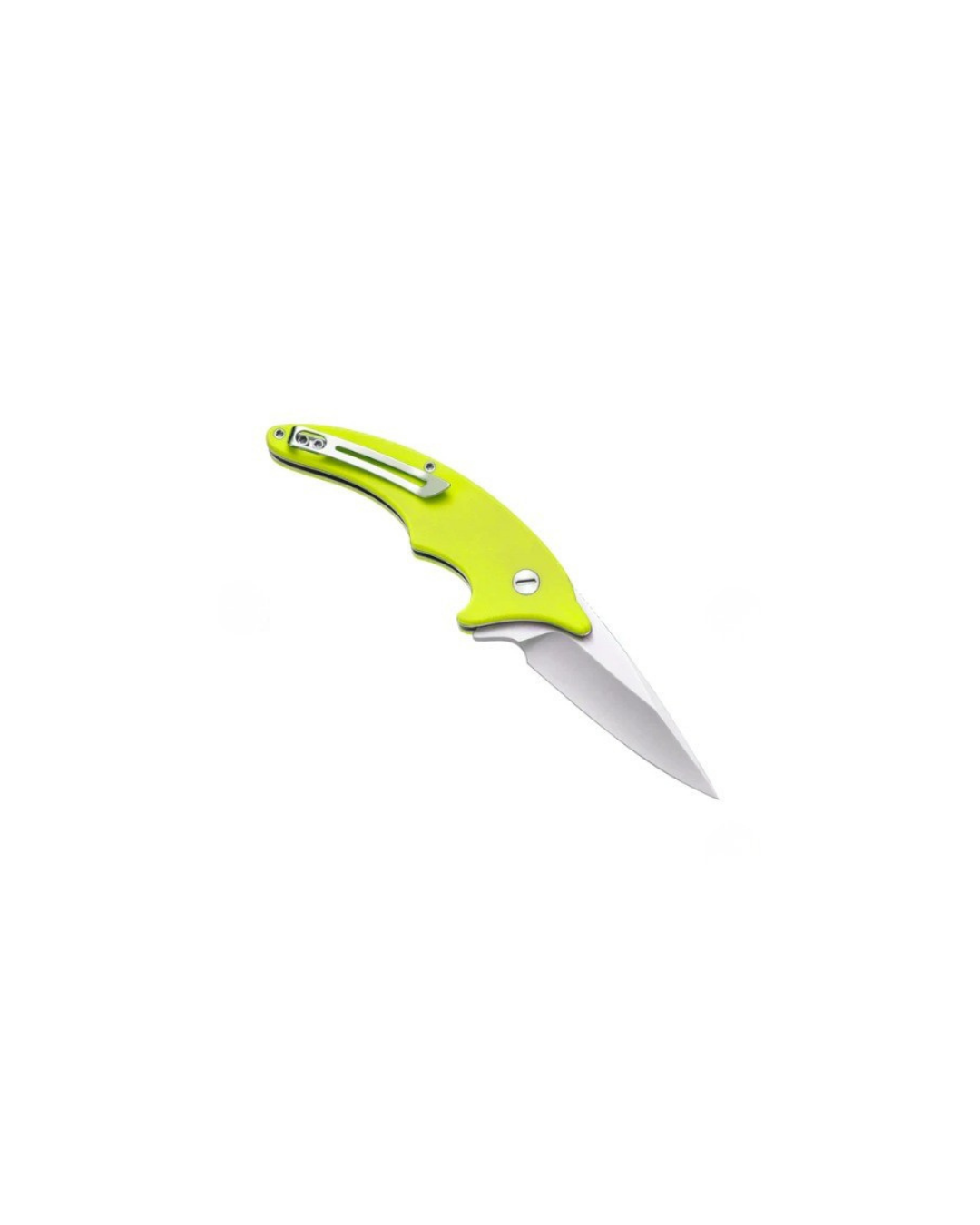 Cove -14C28N Button Lock Pocket Knife M996GY - Green Yellow G10